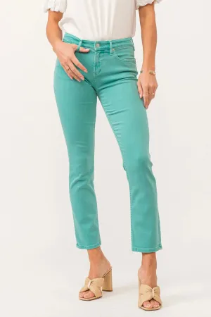 Blaire Mid Rise Slim Straight Jeans