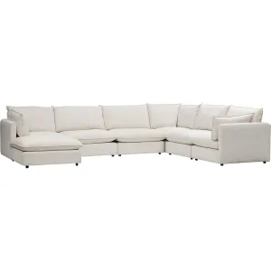 Blaise 7 Piece Sectional, Nomad Snow