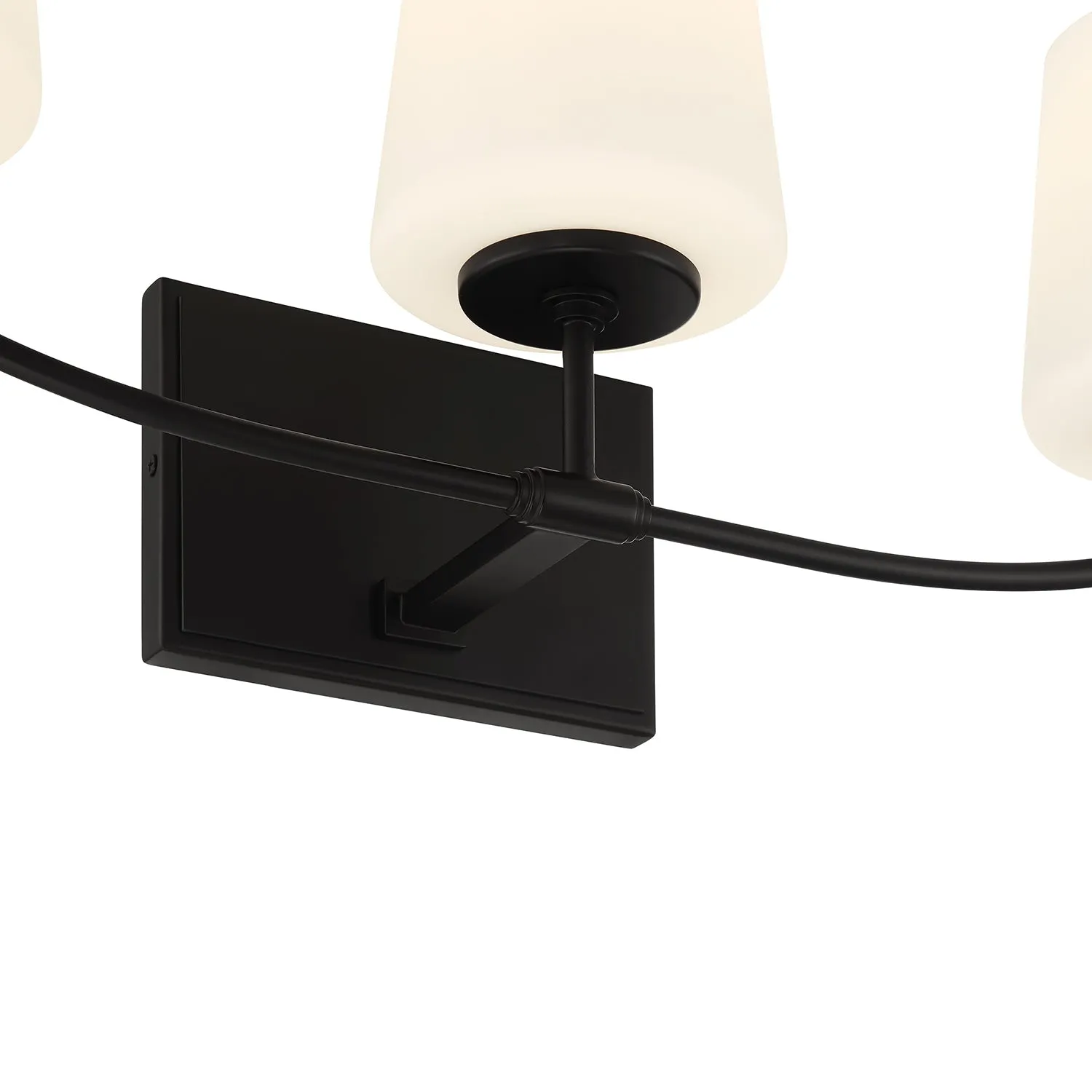 Blake 3 Light Vanity, Matte Black