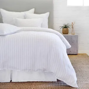 Blake White & Ocean Bedding by Pom Pom at Home