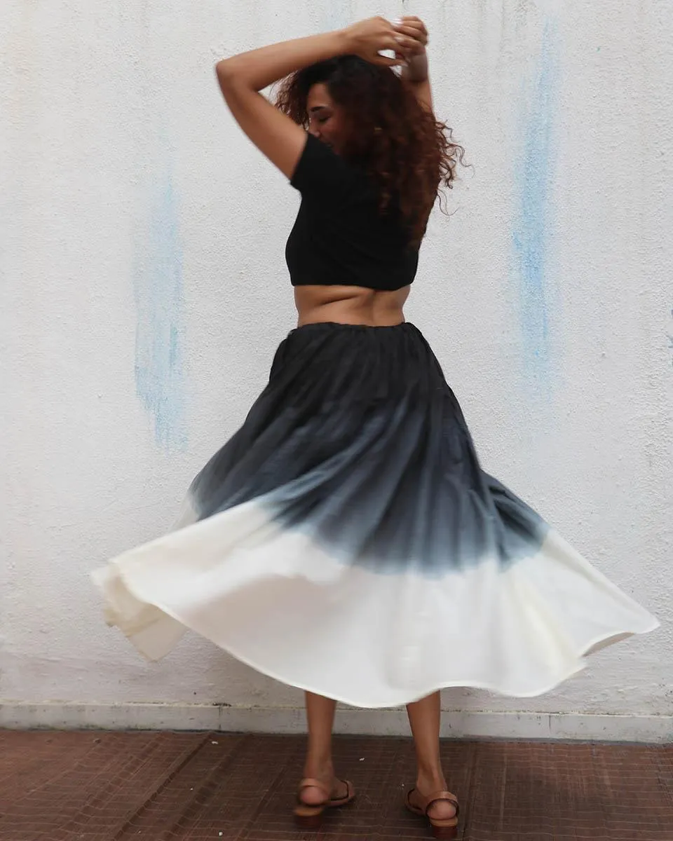 Blanca Hand-dyed Cotton Skirt