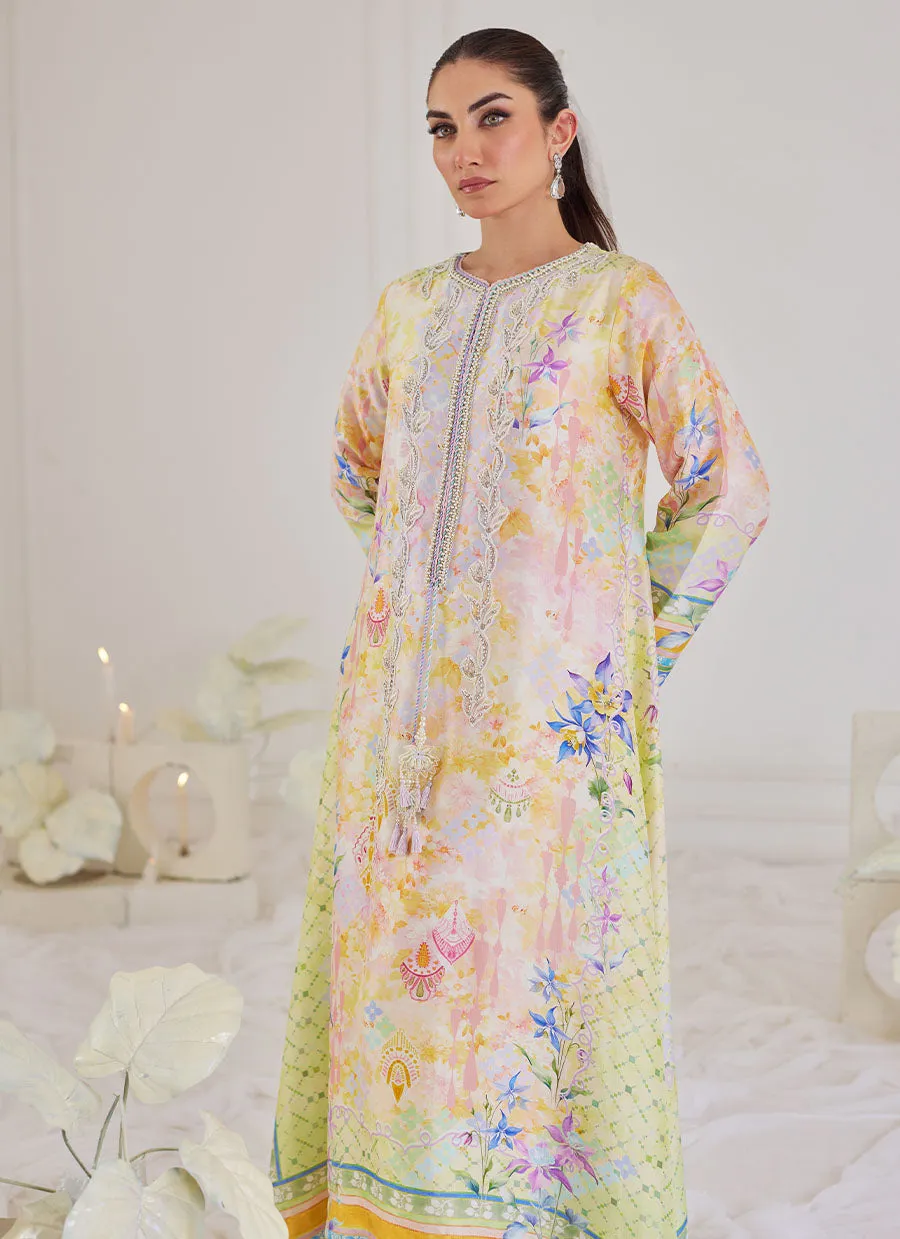 Blanca Raw Silk Kaftan