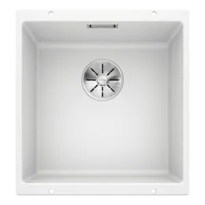 Blanco SUBLINE 400-U Single Bowl Undermount Sink - White