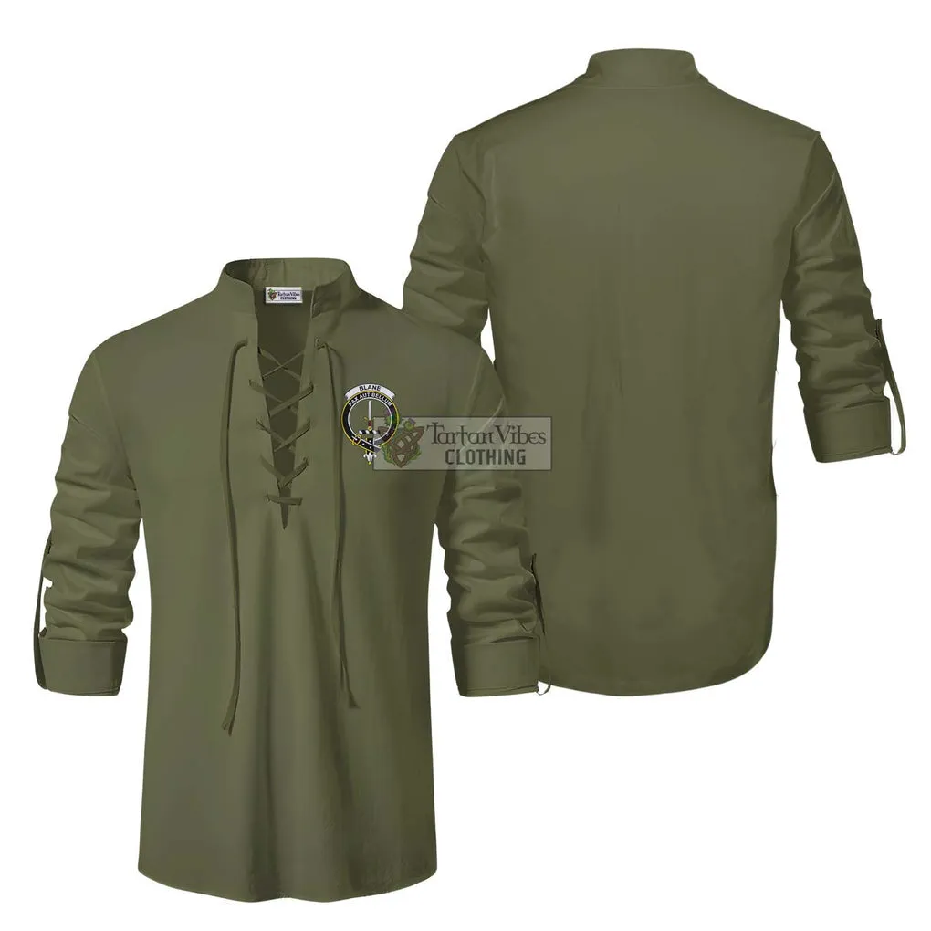 Blane Clan Crest Ghillie Kilt Shirt