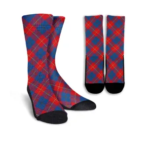 Blane Tartan Crew Socks Cross Tartan Style