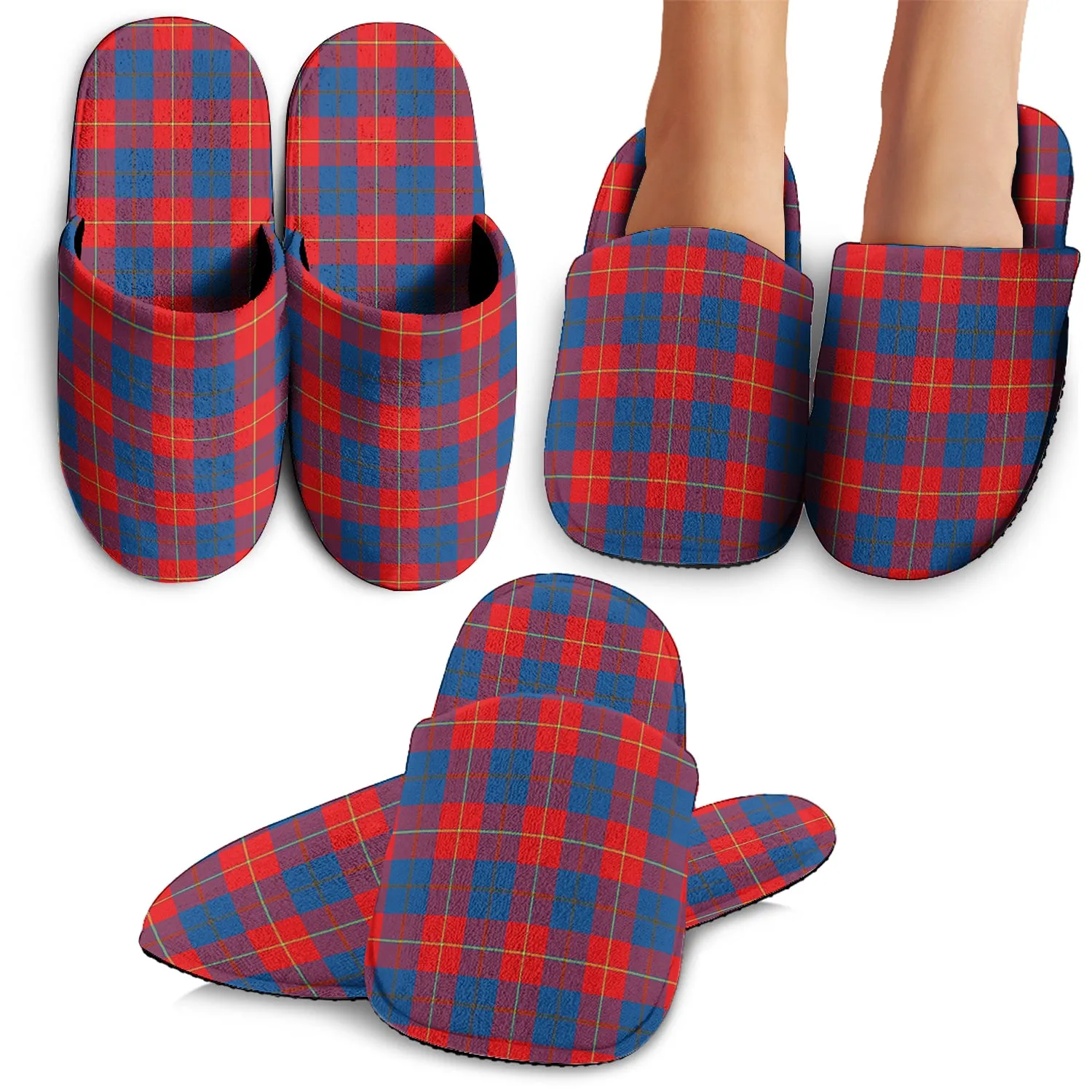 Blane Tartan Home Slippers