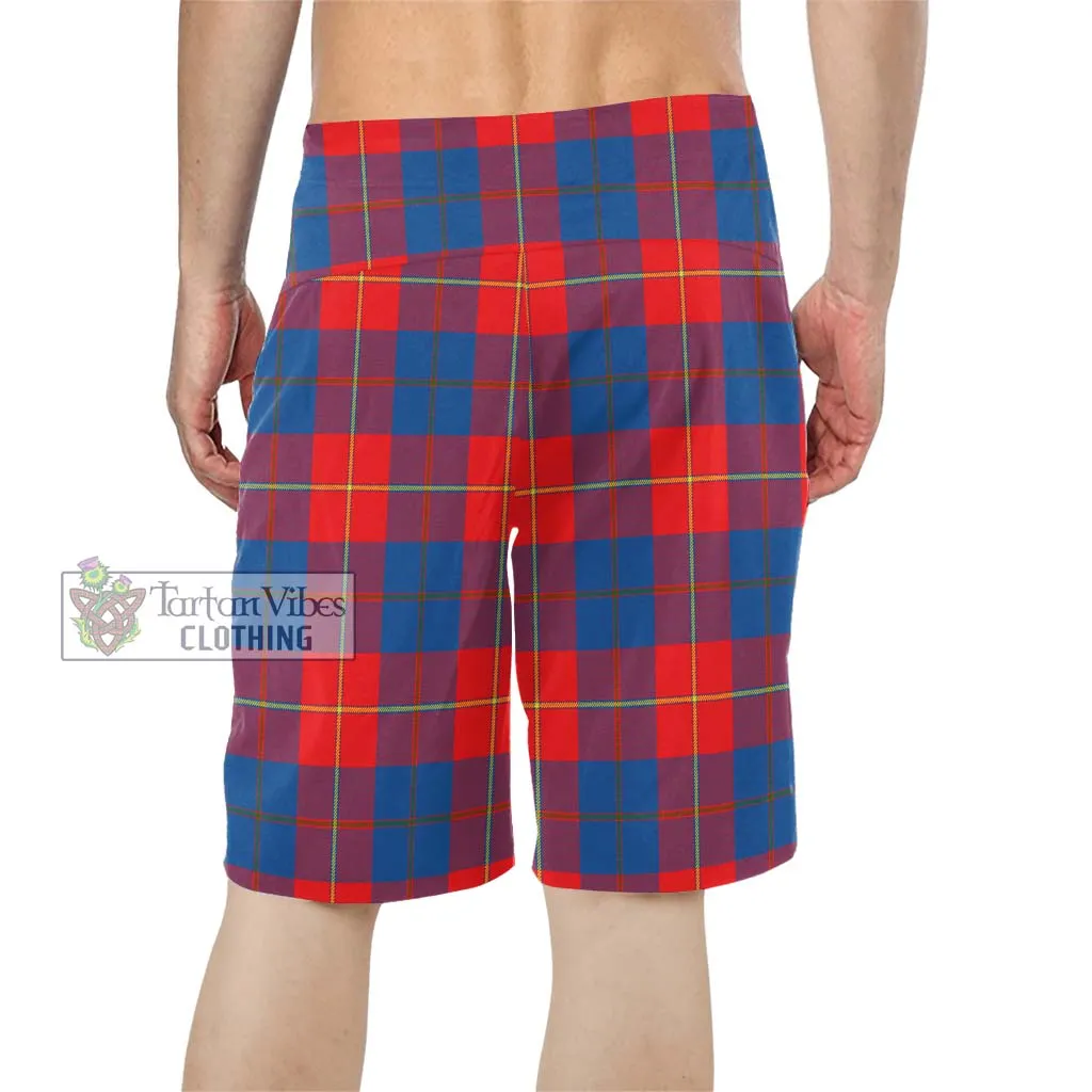 Blane Tartan Men's Board Shorts