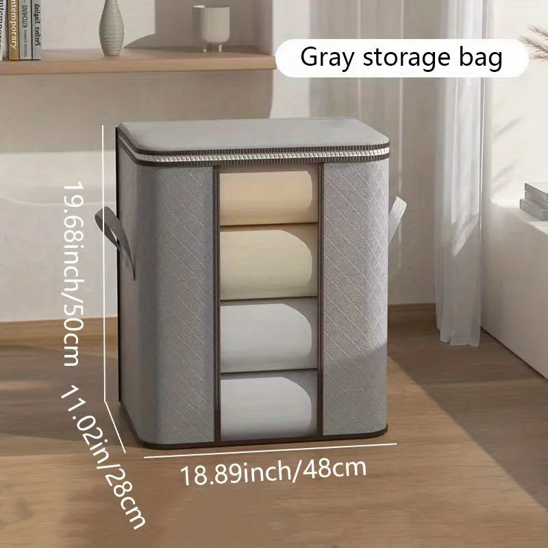 Blanket Storage Bag Clear Window Large Organizer Container