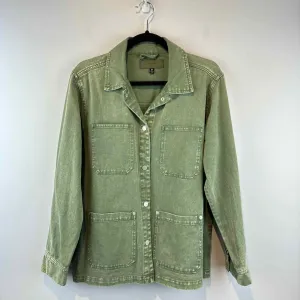 BLANKNYC Long Sleeve DENIM Women's Jackets & Coats Women Size M Green Jacket