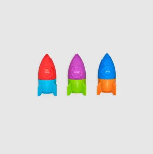 blast off eraser and sharpener - 3 asst