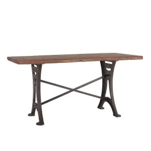 Blayne Rustic Farmhouse Gathering Dining Table