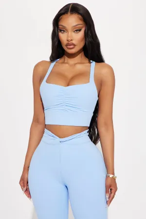 Blaze Super Soft Sports Bra - Light Blue