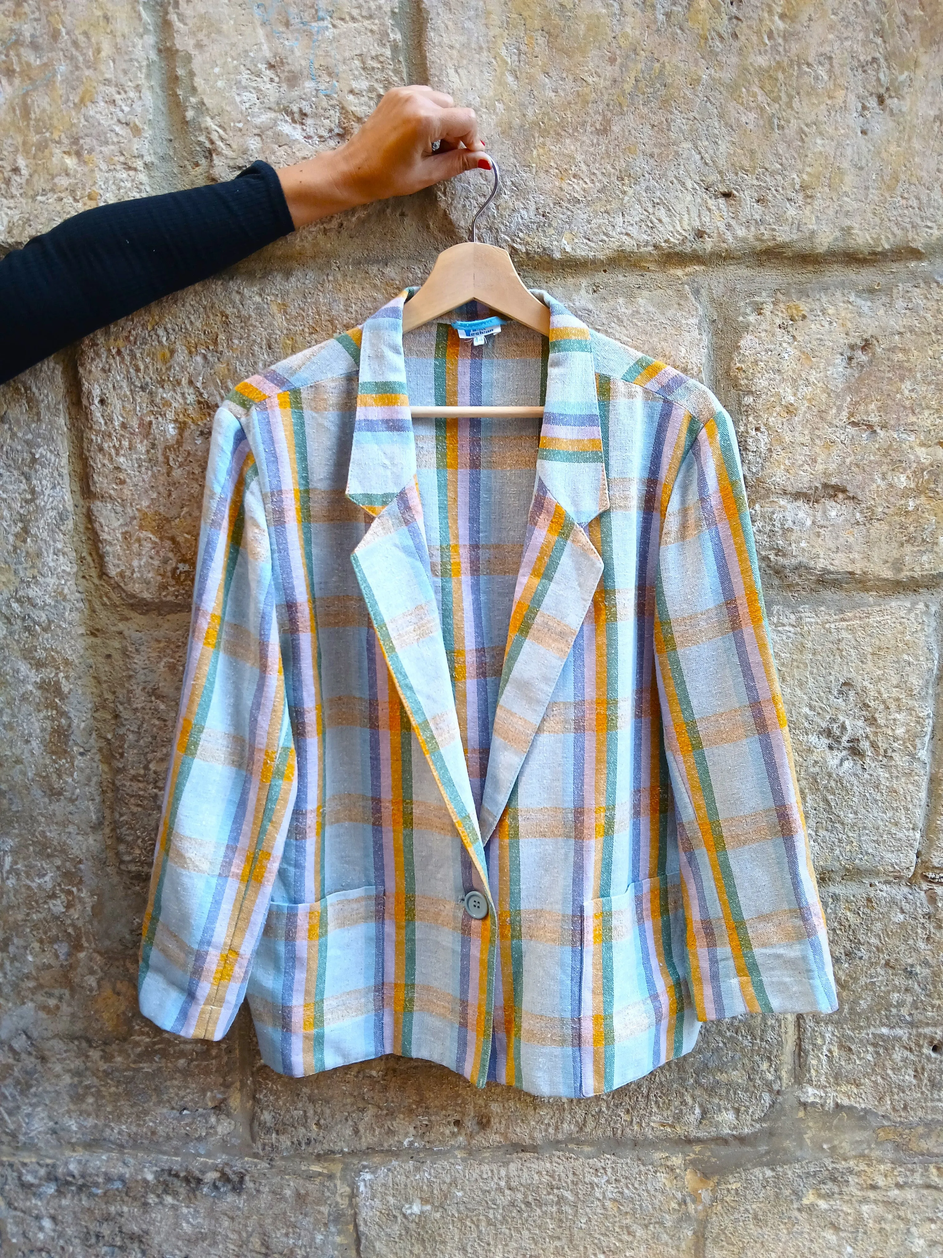 Blazer Vintage Cuadros