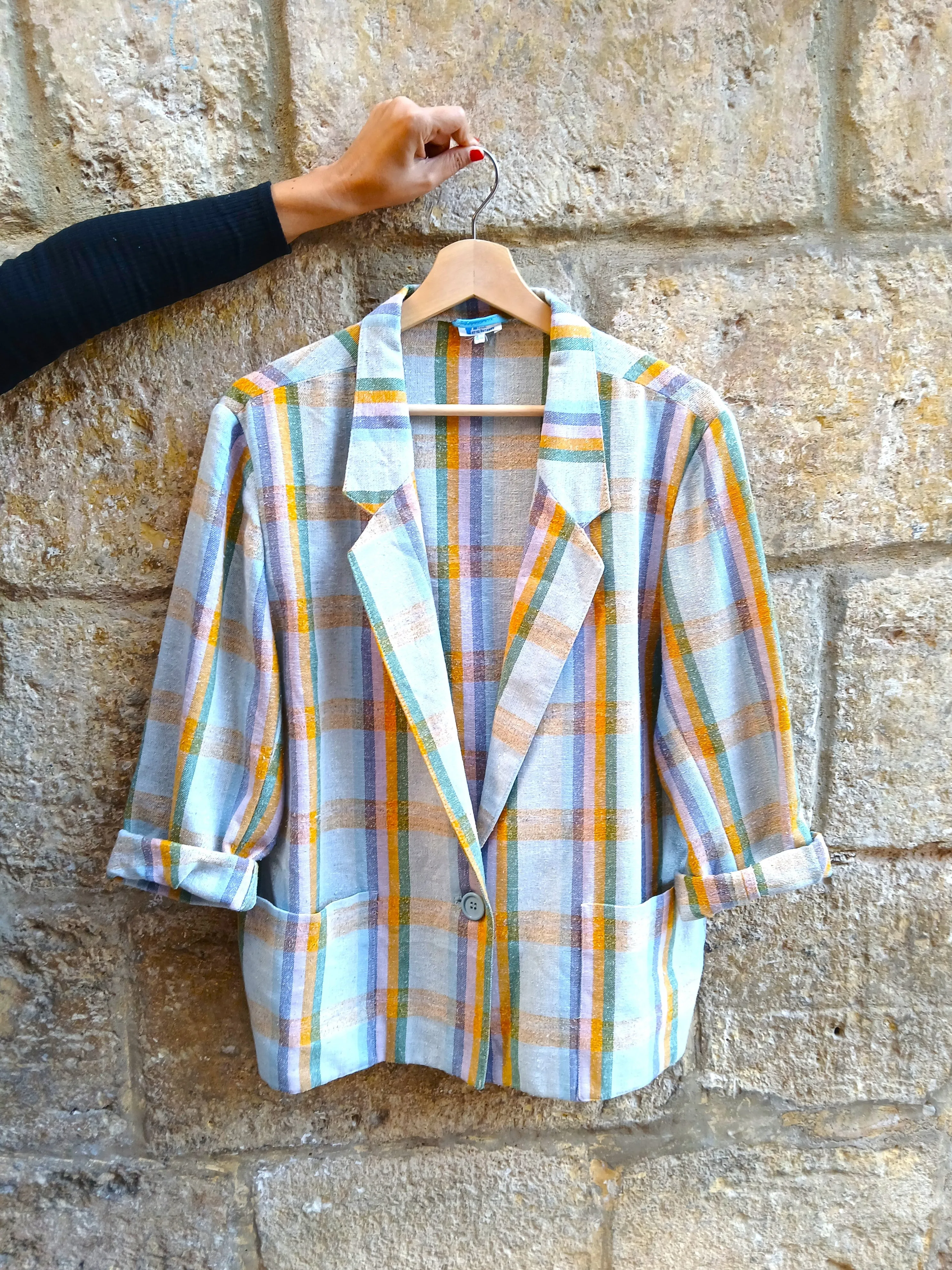 Blazer Vintage Cuadros