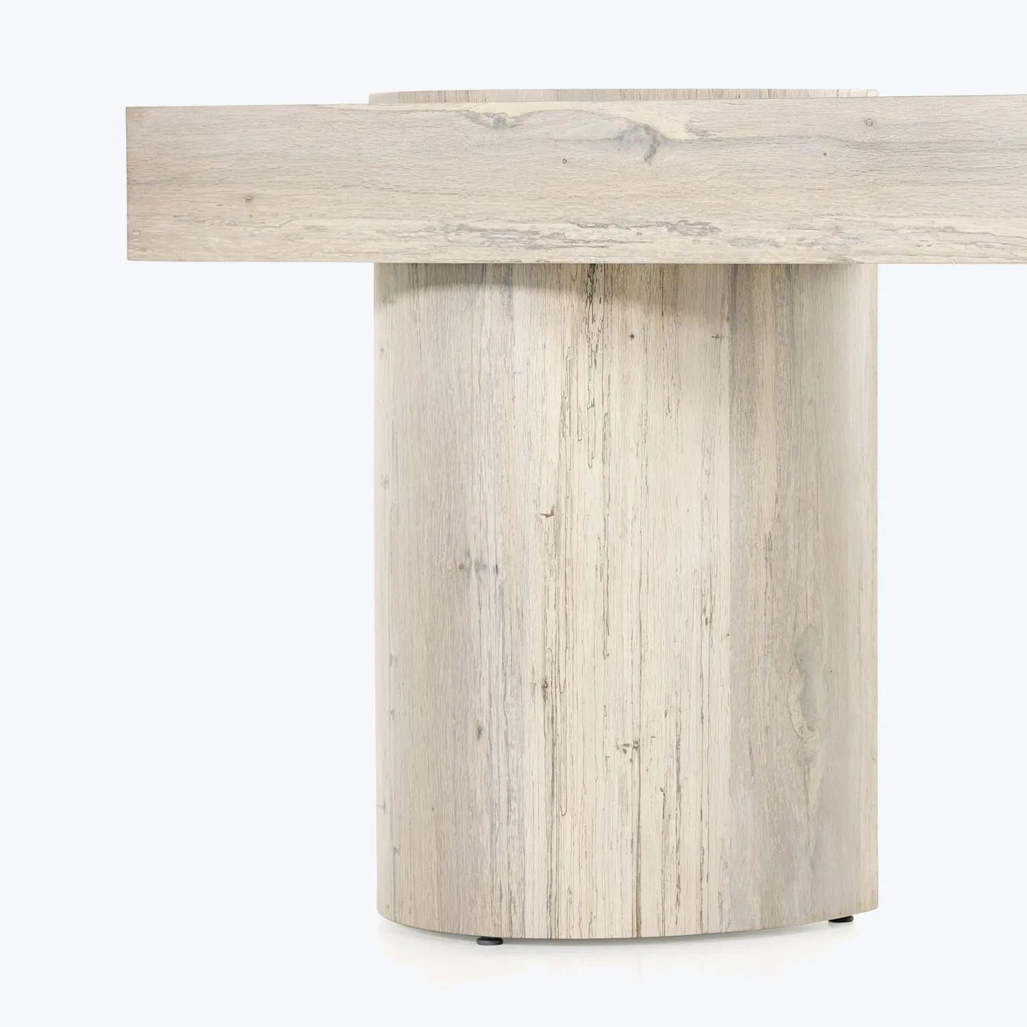 Bleached Wood Console