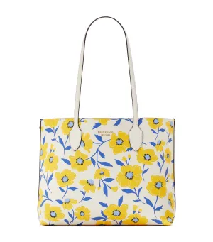 Bleecker Sunshine Floral Large Tote Cream Multi