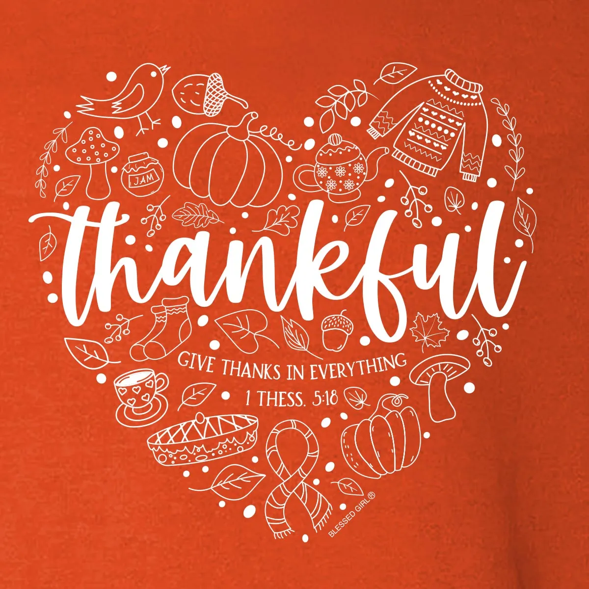 Blessed Girl Womens Sweatshirt Thankful