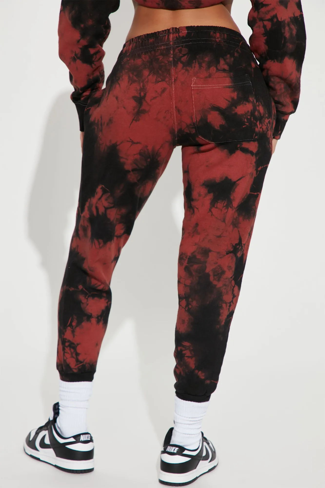 Blessed Tie Dye Jogger - Red