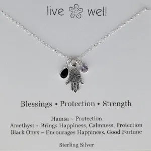 Blessings Protection Strength Necklace By Live Well