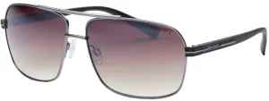 Bloc Sunglasses F450 Pilot Matt Gun Matt Black Grey Graduated