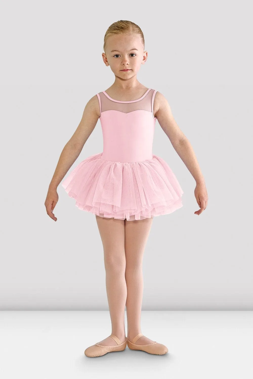 Bloch CL7825 Emica Tank Leotard with Sweetheart Bodice and Tutu Skirt (Child)