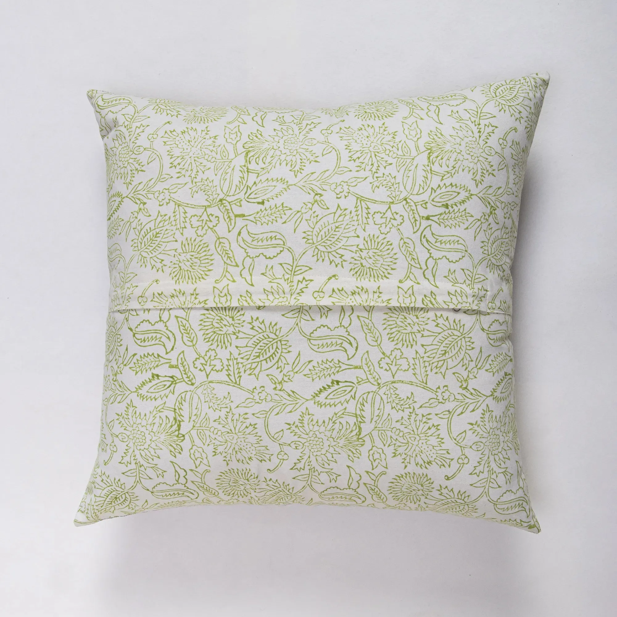 Block Print Cotton Luxury Cushion Cover Flower Design