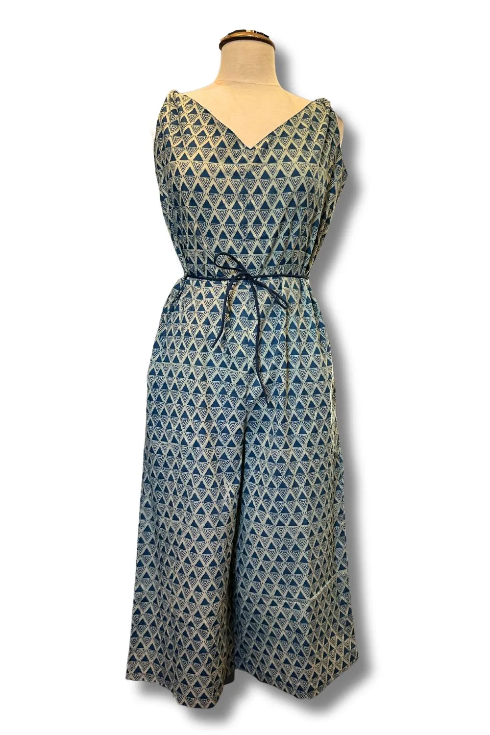 block print jumpsuit