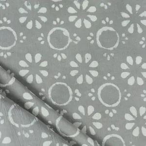 Block Printed Voile Soft Cotton Fabric