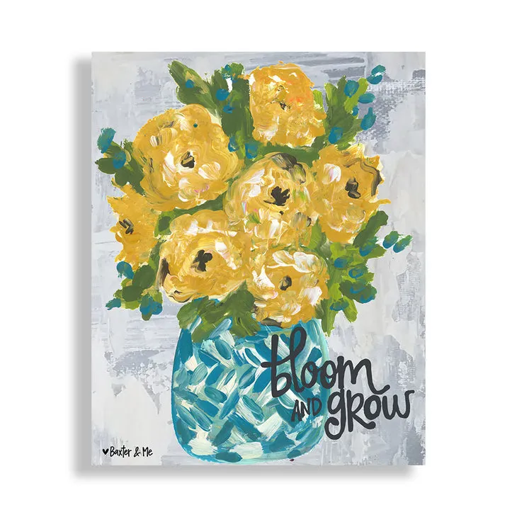 Bloom & Grow - Wrapped Canvas