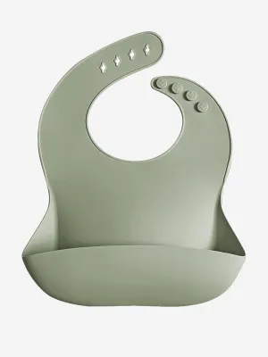 Bloom Bambini Baby Everyday Silicone Bib in Green