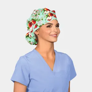 Blooming Apple - Poppy Bouffant Scrub Hats