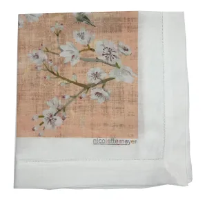 Blossom Fantasia Romance 22X22 Hemstitch Napkin, Set Of 4