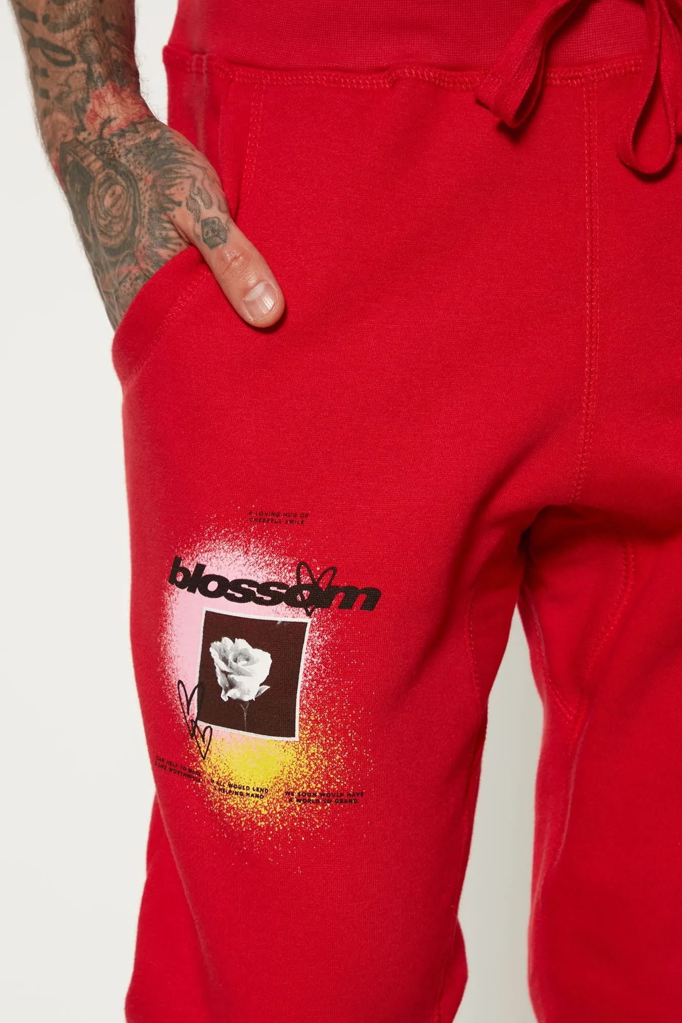 Blossom Jogger - Red