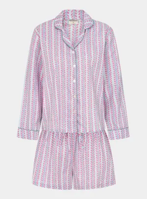 Blossom Stripe Short Pyjama Set