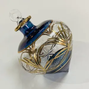 Blown Glass Ornament - Drop Blue