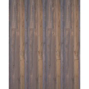 Blue and Brown Planks Printed Backdrop