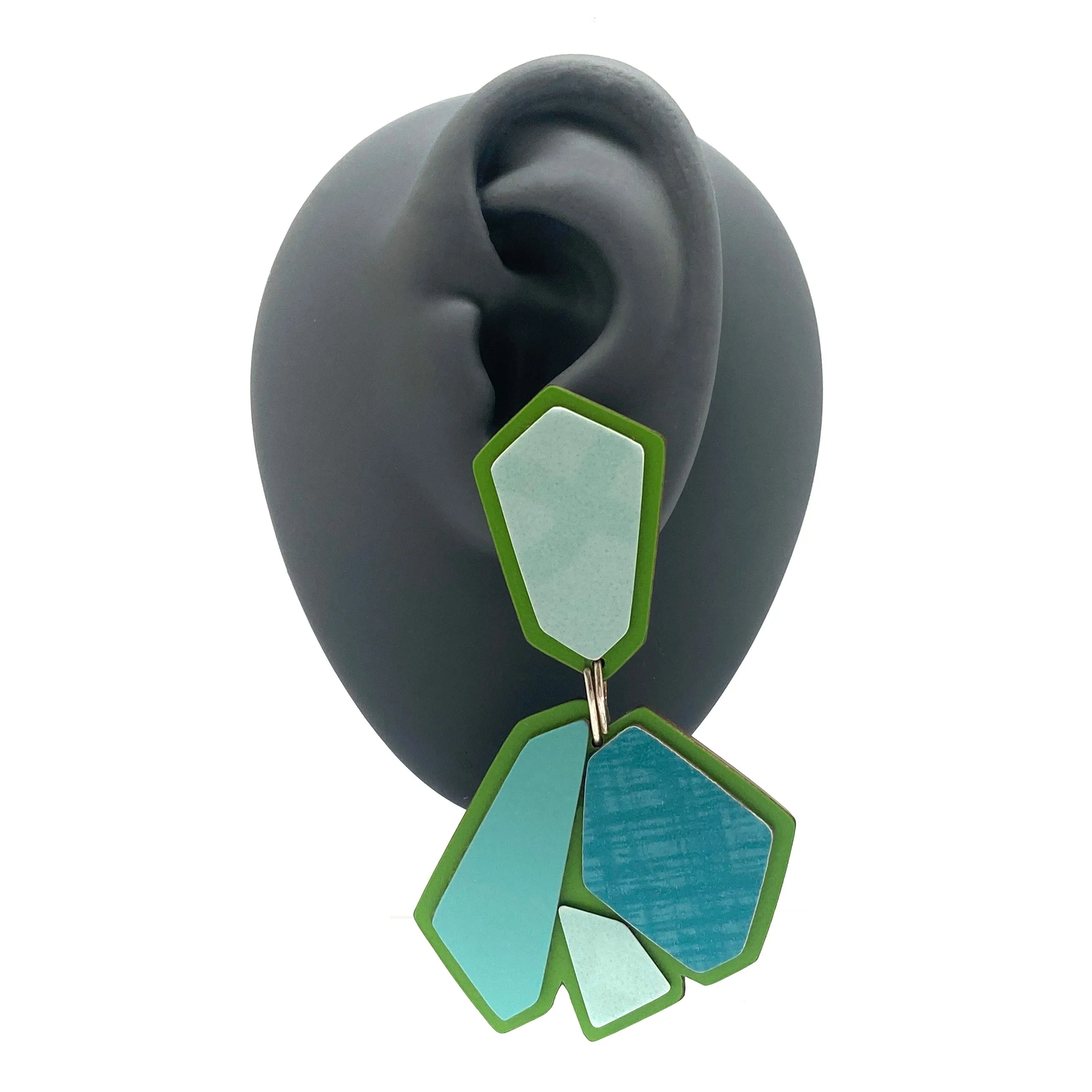 Blue and Green Vista Earrings