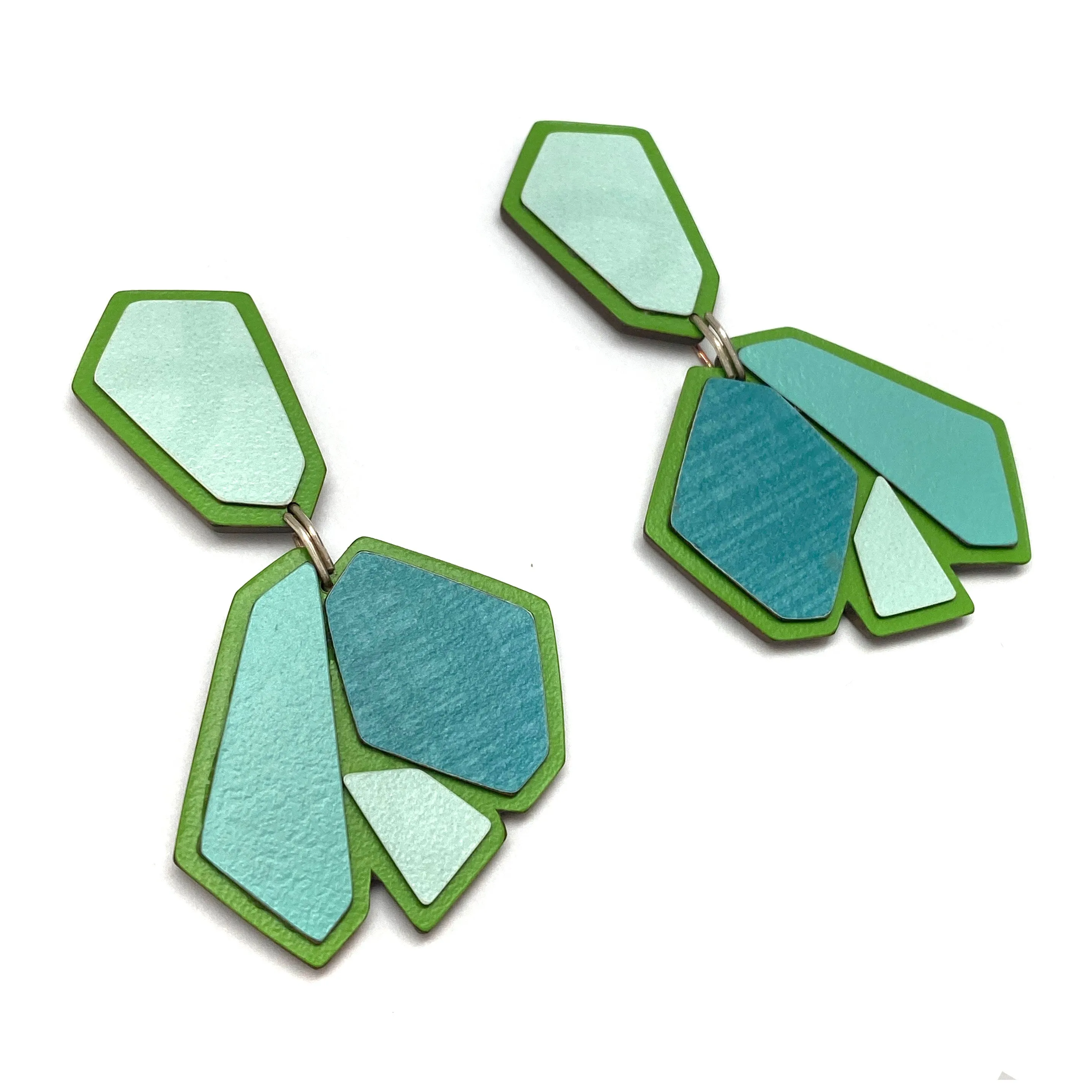 Blue and Green Vista Earrings