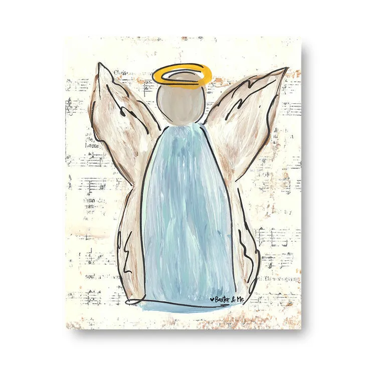 Blue Angel - Wrapped Canvas