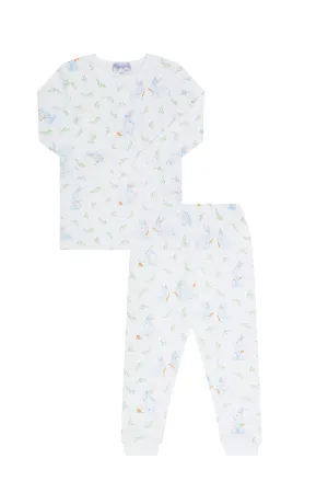 Blue Bunny Print Pajama