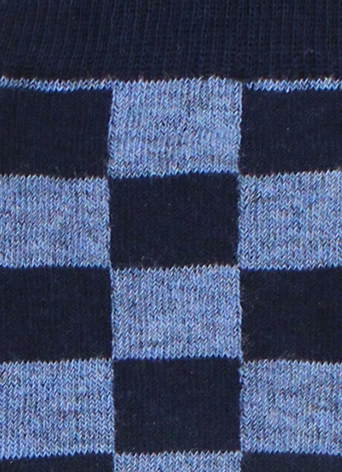 Blue Checkered Sock