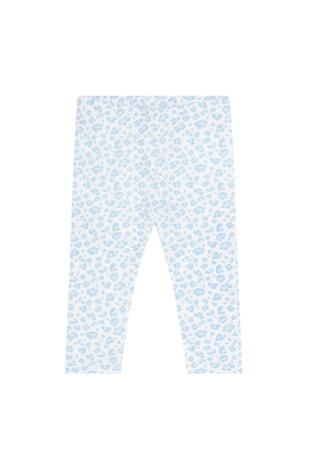 Blue Cheetah Tee-leggings Set