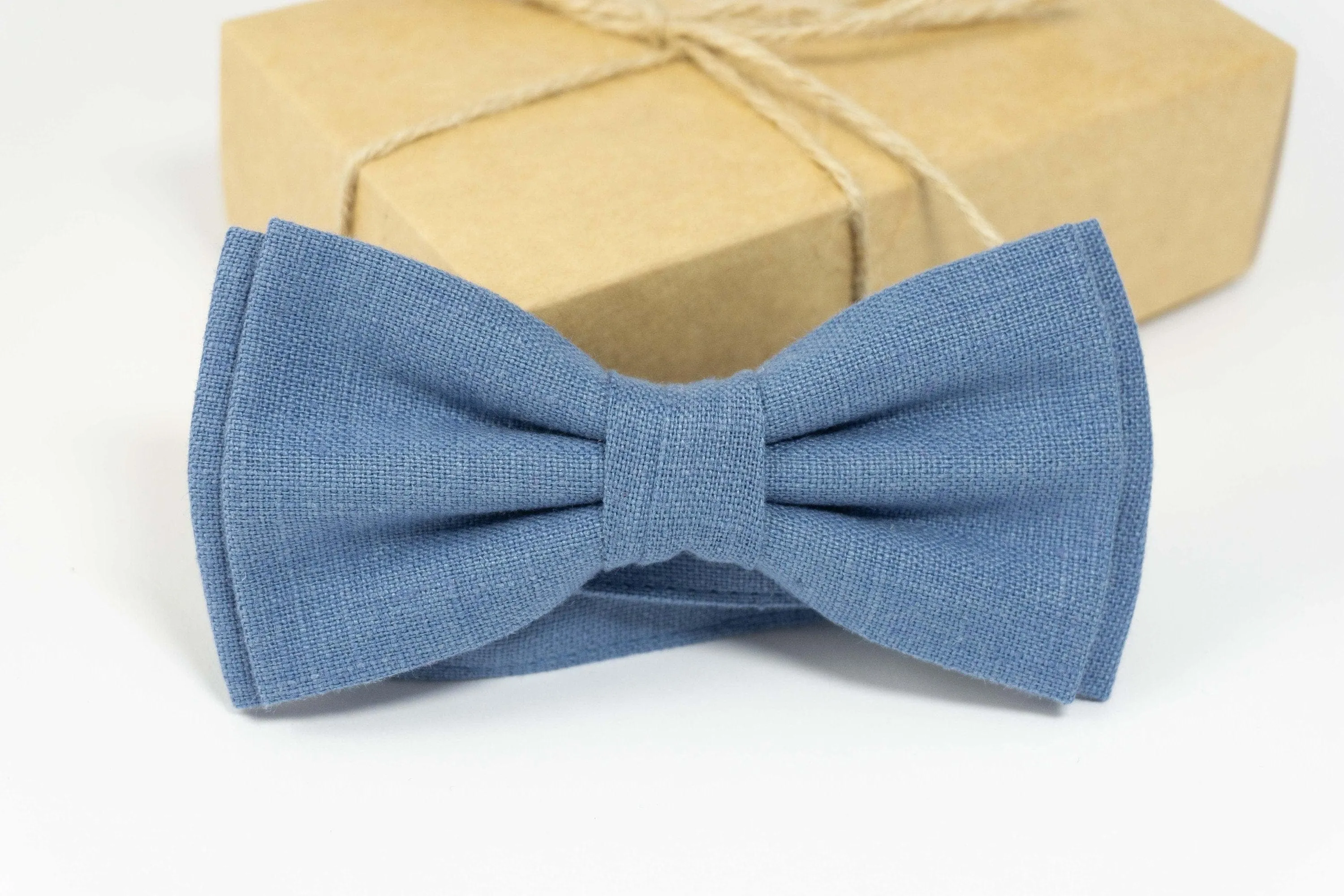 Blue color pre-tied bow ties | Blue butterfly bow tie