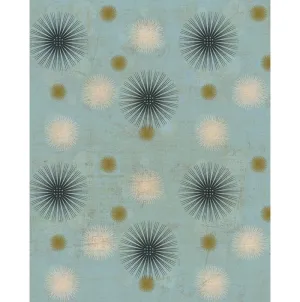 Blue Dandelion Printed Backdrop