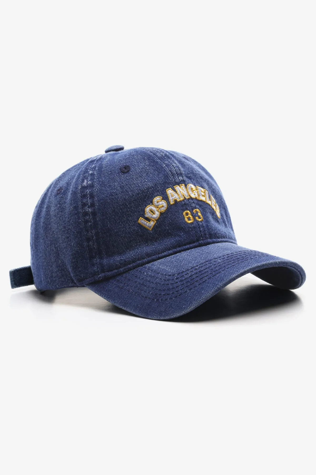 Blue Denim LA Embroidered Cap  - S23 - MCP113R