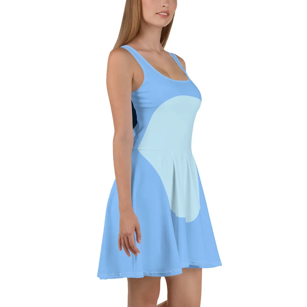 Blue Dog Skater Dress- Running Costume, Cosplay, Bounding