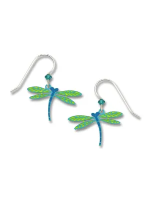 Blue Dragonfly Dangles by Sienna Sky