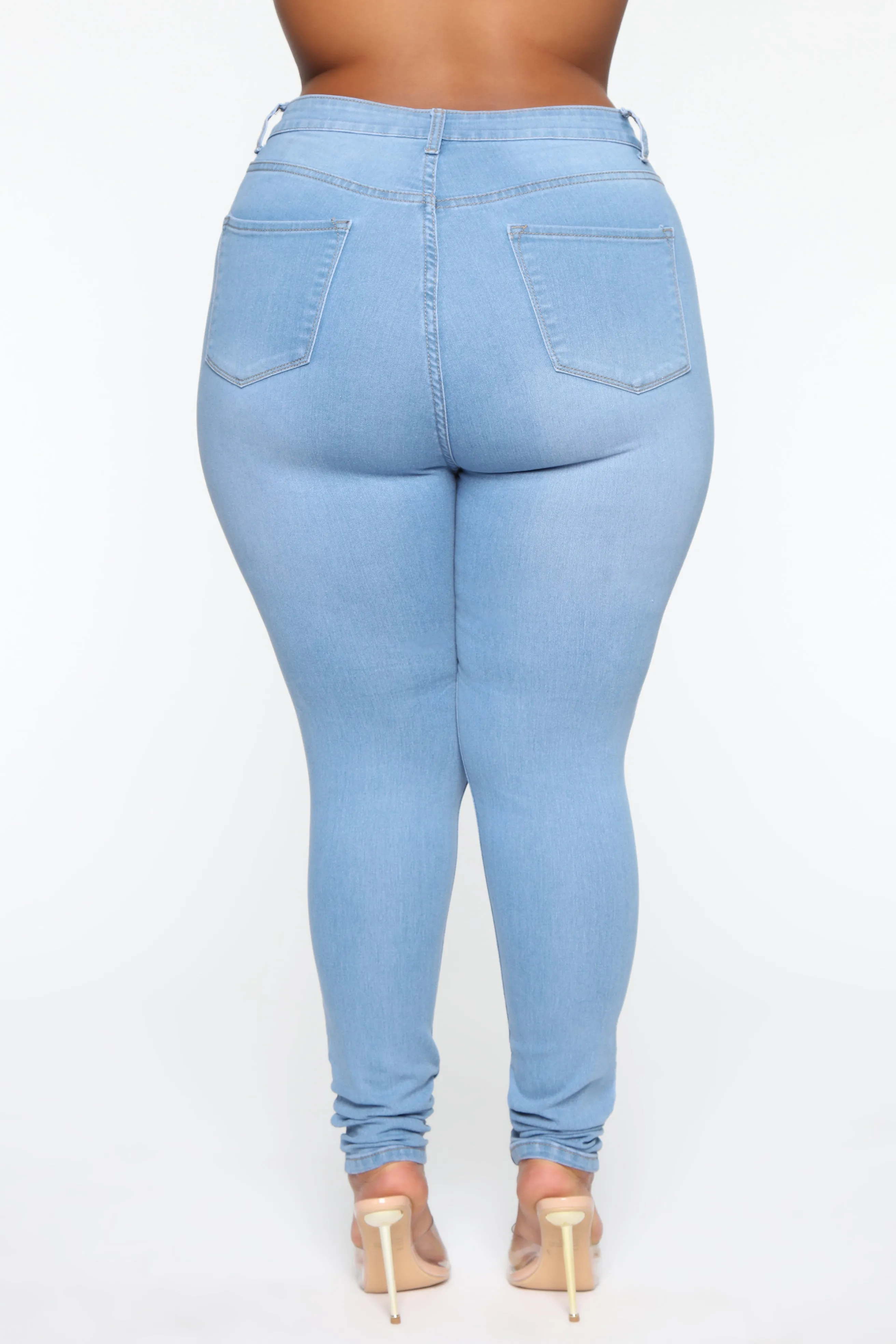 Blue Dream High Rise Jeans - Light Blue Wash