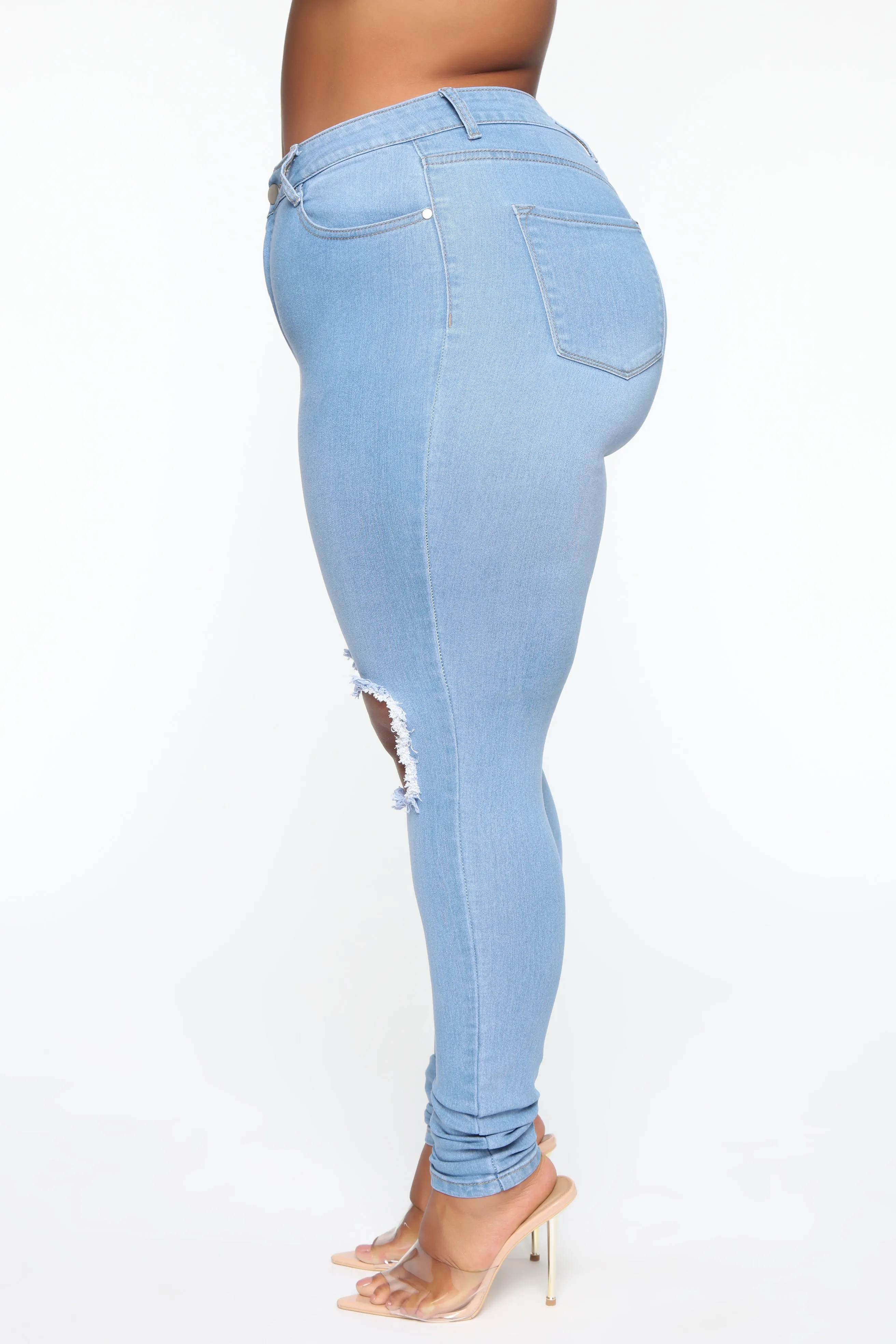 Blue Dream High Rise Jeans - Light Blue Wash