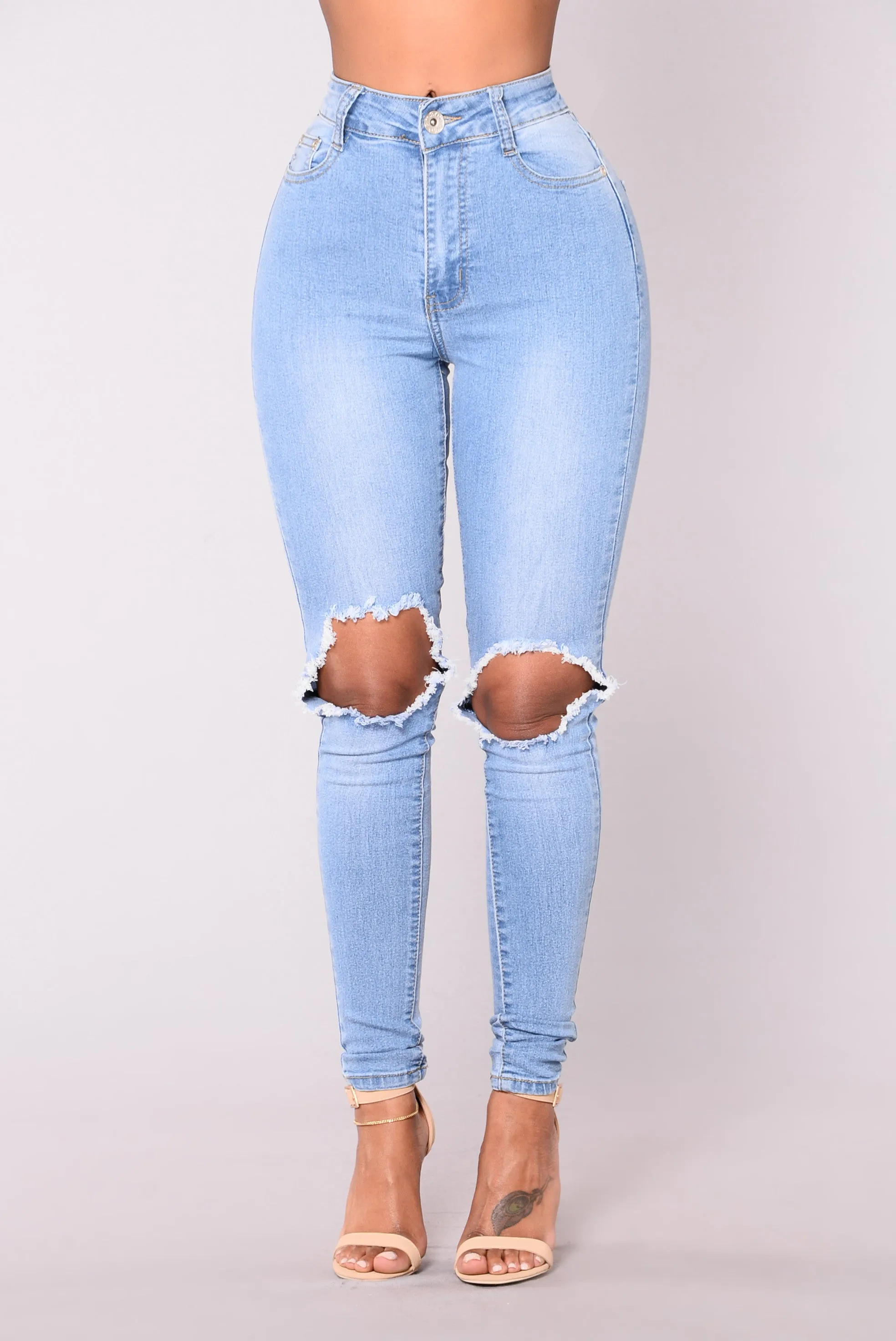 Blue Dream High Rise Jeans - Light Blue Wash